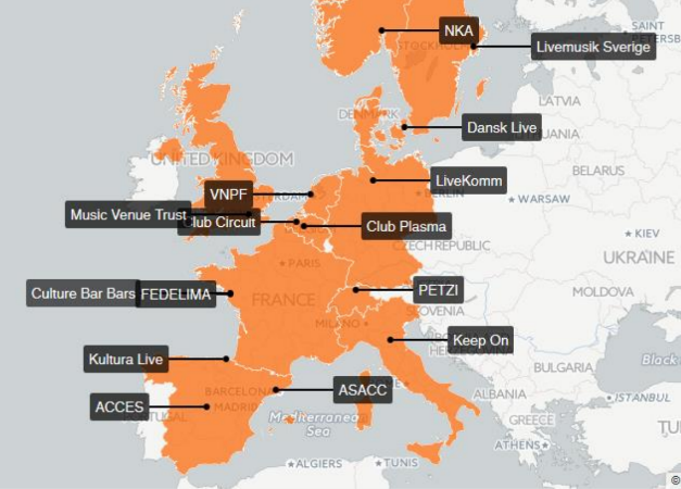 Spielstätten-Netzwerk "Live DMA": Europas Locations sind beinahe überall auf Subventionen angewiesen